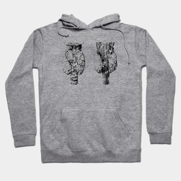 Anatomy of human thyroid gland Hoodie by erzebeth